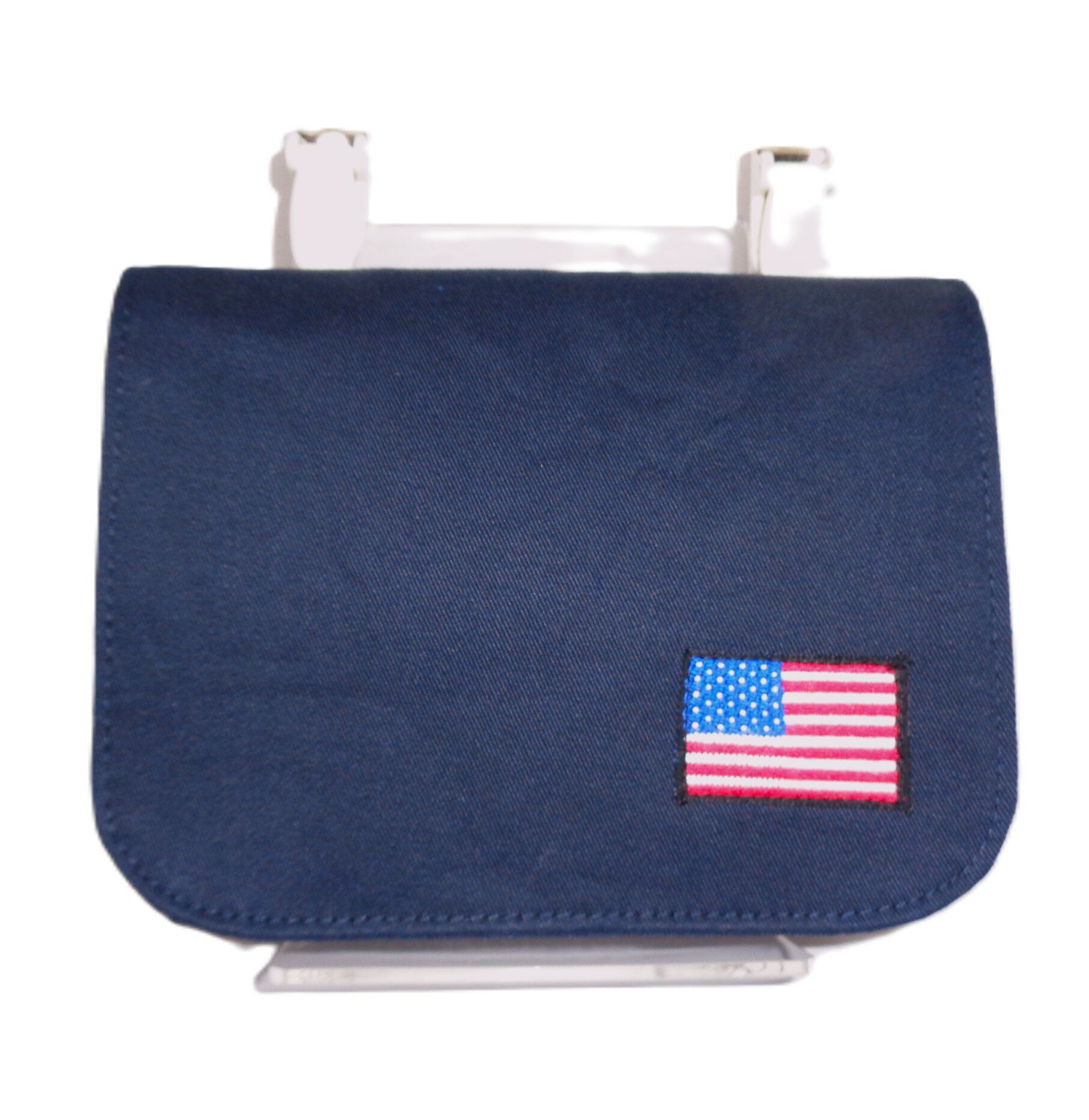 移動ポケットお色の選び方についてネイビー:アメリカ国旗/上段インディゴブルー:ノルウェー国旗/真ん中..