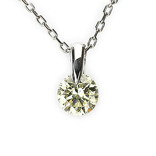 Other - 0.339ct　VeryLightYellow　SI1　VeryGoodプラチナダイヤモンドネックレス【中央宝石研究所ソーティング付き】