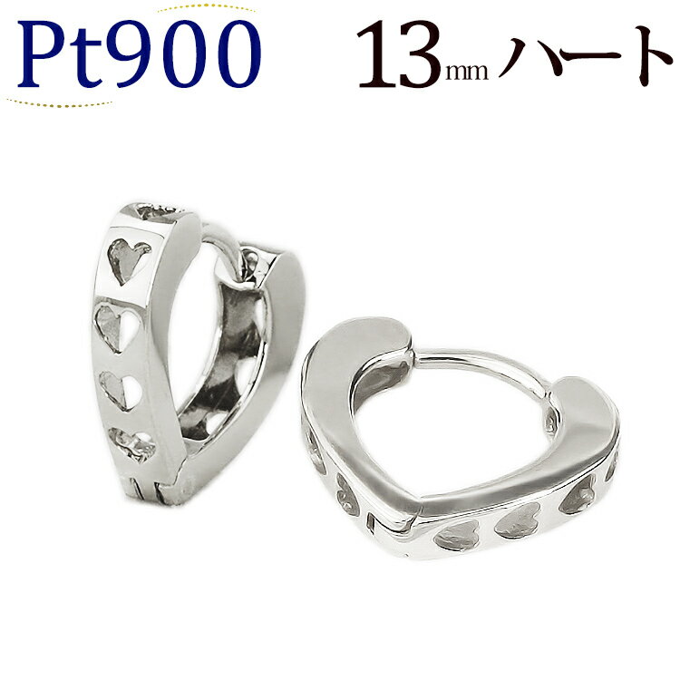 プラチナ中折れ式フープピアス(13mm