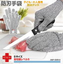 【6/20-7/20までクーポン利用で10%OFF!!】耐切創手袋 防刃手袋 防刃グローブ 軍手 強力軍手 手袋 切れない 安全 保護 ナイフ 刃物 ガラス 作業 DIY 家事 料理 釣り 農作業 防災グッズ 耐切創 レベル5 Sサイズ 子供/大人用 AMY-G20-S メール便(ネコポス)送料無料