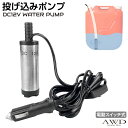 水中 ポンプ 小型 水槽 家庭用 コンパクト 車載 電動 12v 電動投げ込みポンプ ON-OFFスイッチ付 DC12V用 CK-WP38 送料無料 あす楽 即日出荷 その1