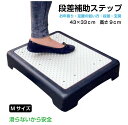 介護 福祉 ステップ 踏み台 段差補助ステップ 【Mサイズ 43x33x高さ9cm】 CZ-STP-M | 段差 アシスト 補助 乗り降り お年寄 高齢者 子供...