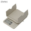 dretec レタースケール ベージュ KS-737BE | デジタルスケール 計量器 測り 計り 量り デジタル 家庭 オフィス オートパワーオフ機能 省エネ