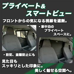 200系ハイエースDX/S-GL標準ボディ専用間仕切りロールスクリーン