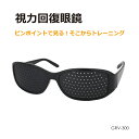 ピンホール 視力回復補助 眼鏡 GRV-300 メール便(ネ...