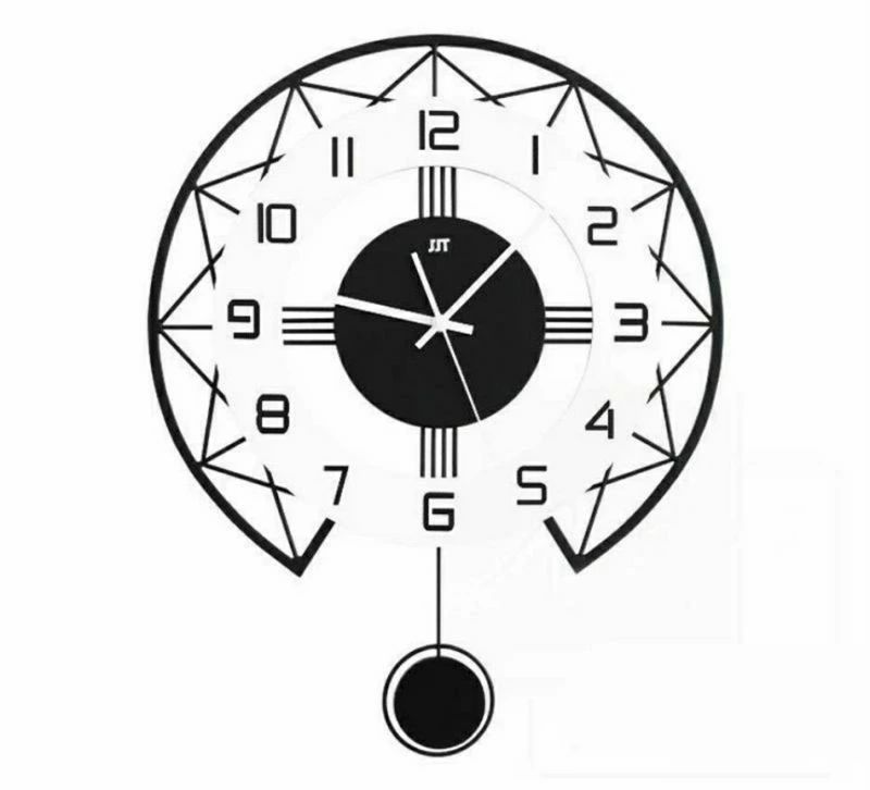 店舗 おしゃれ 北欧 ウッド DIY 壁掛け時計 3サイズ 振り子クロック 丸 揺れる ナチュラル ギフト プレゼント 素敵 キッズルーム 子供部屋 寝室 リビング 豊富なデザイン シンプル 高級感溢れる 新生活 贈り物 新築 開店祝い 記念 静音 [2]