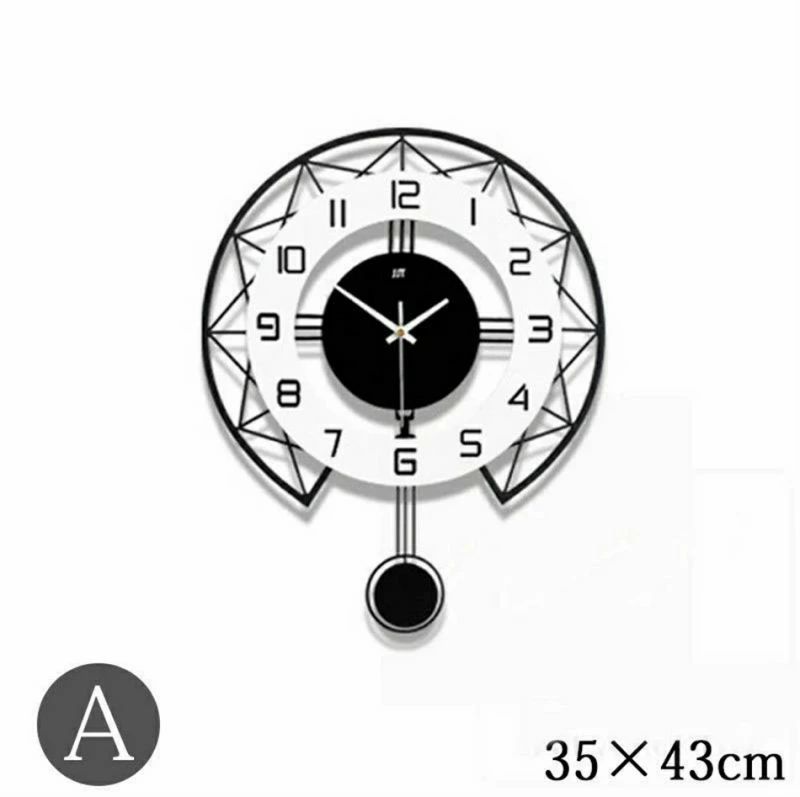 店舗 おしゃれ 北欧 ウッド DIY 壁掛け時計 3サイズ 振り子クロック 丸 揺れる ナチュラル ギフト プレゼント 素敵 キッズルーム 子供部屋 寝室 リビング 豊富なデザイン シンプル 高級感溢れる 新生活 贈り物 新築 開店祝い 記念 静音 [3]