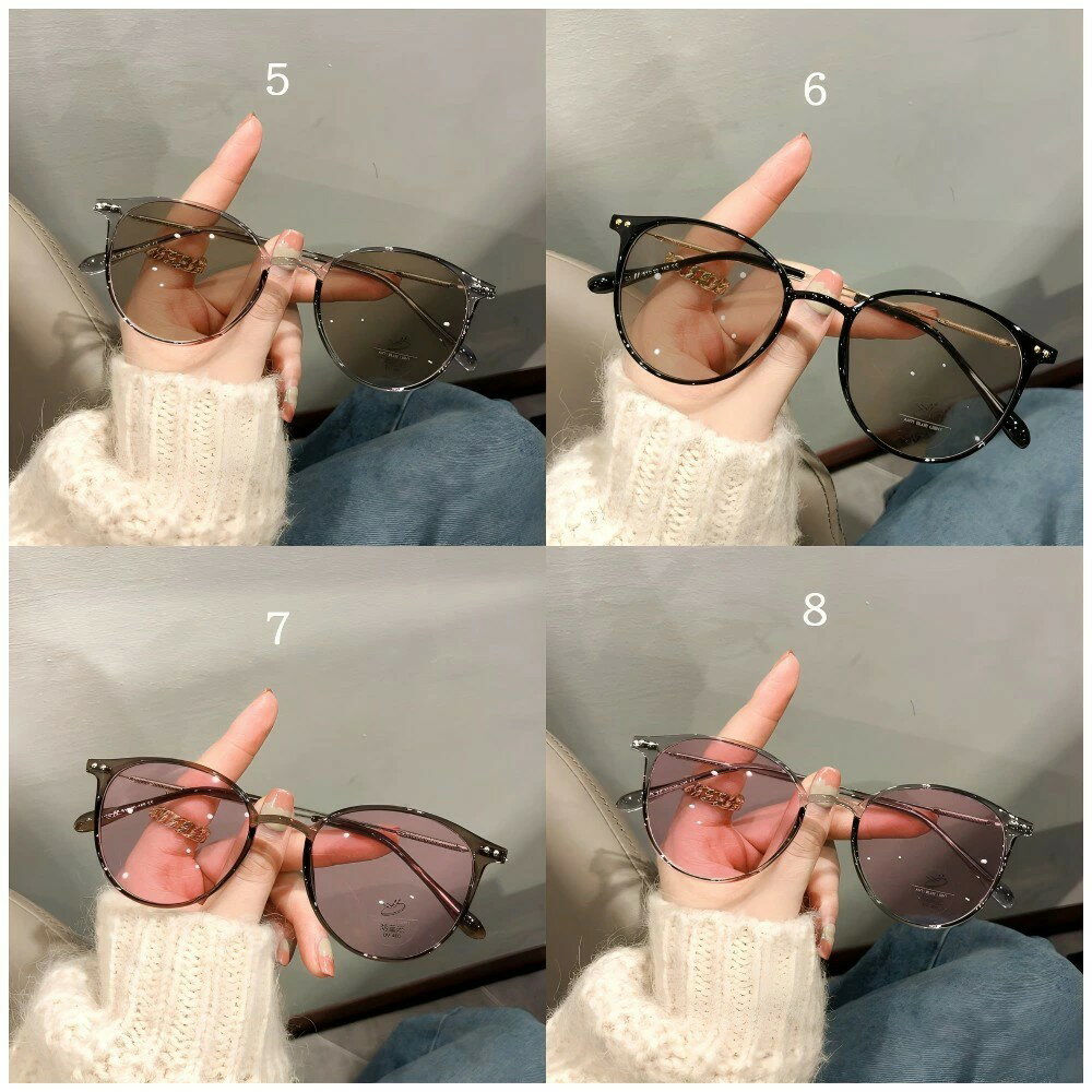 メガネ 紫外線でレンズの色が変わる 度付きメガ...の紹介画像3