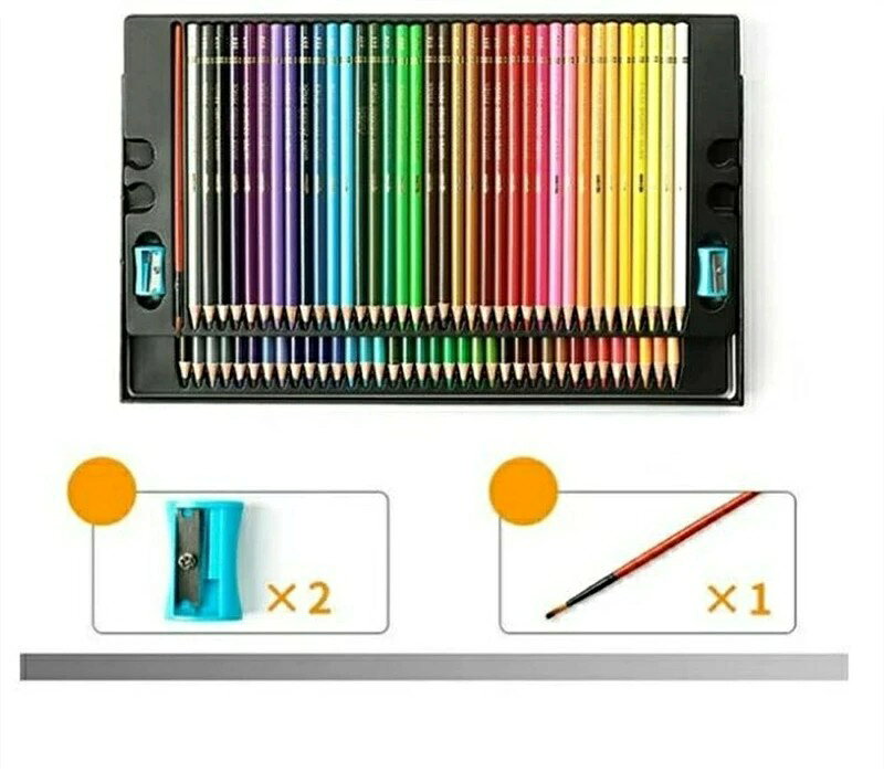 色鉛筆 お絵かき 200色セット プレゼント 油性 文房具 筆記具 絵の具セット カラーサインペン 入学 入園 祝い 画材 塗り絵 三五七プレゼント carboo-10011405 carboo サンプル画像2