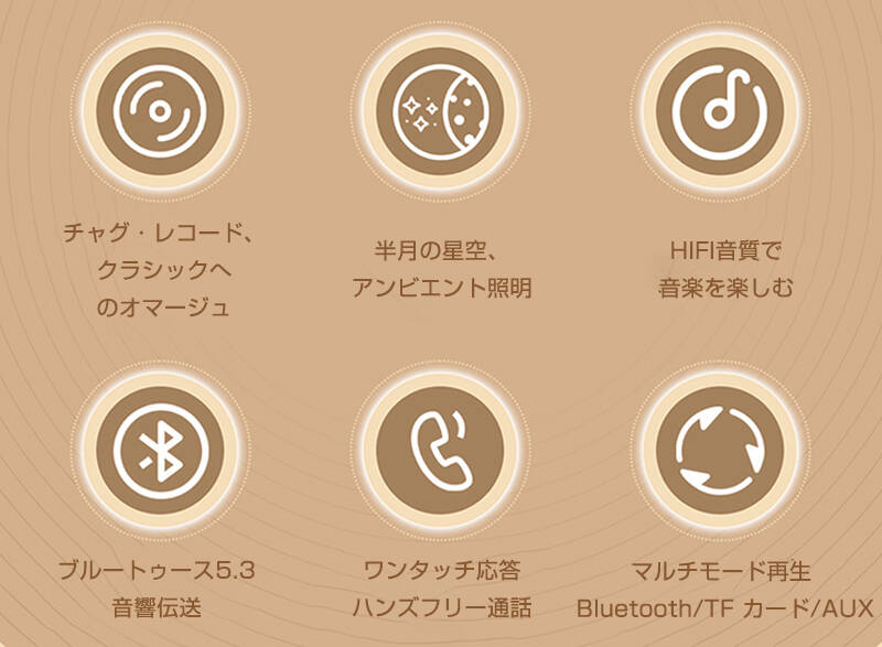 卓上置き式オーディオスピーカ 多機能 Bluetooth/FM/USB/AUXなどに対応 ラジオ 音...