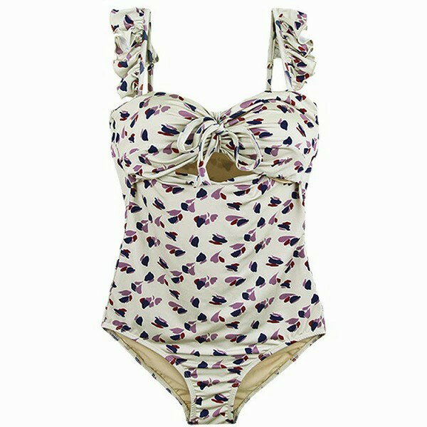 ドキドキ綺麗ですね 韓国ファッション トライアングル ファッション 学生 胸パッド付き 水着 壊れた花