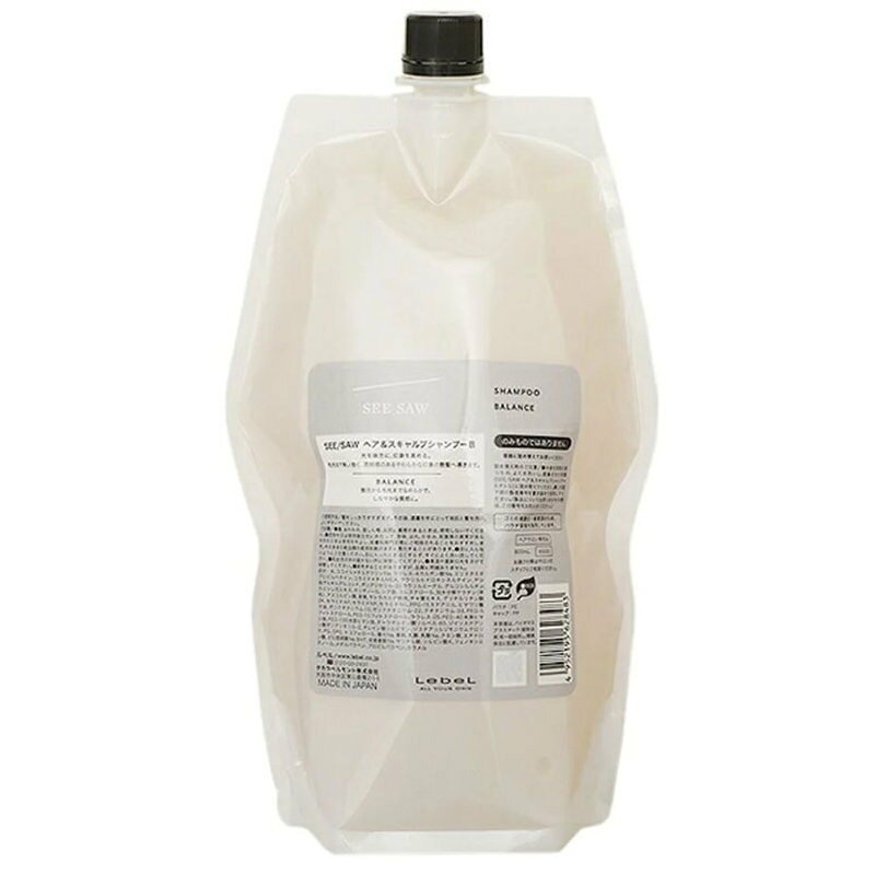 ルベル シーソー ヘア&スキャルプ バランス シャンプー B 800ml サロン専売品 SEE/SAW