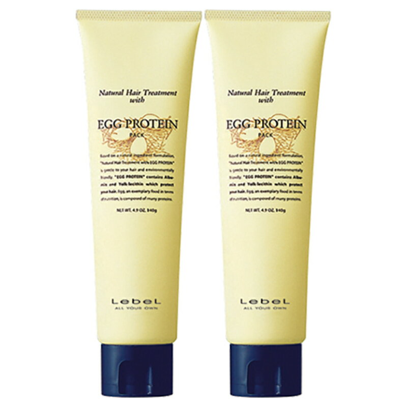 ルベル ナチュラル ヘア トリートメント ウィズ EP エッグプロテイン 260g 本体 2個セット