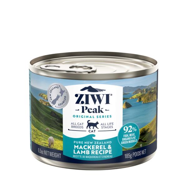 ジウィピーク ZIWI キャット缶 猫 マッカロー&ラム 185g トッピング 食いつき サバ 羊肉 正規品