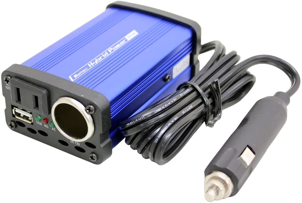 Rakuten - USB コンセント タップ 車 12V コンセント1口 80W USB1口 2.4A 12V 1口 10A 静音タイプ 大自工業　SIV80