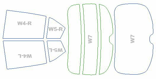 送料無料 カーフィルム カット済み 断熱スモーク 三菱 ミツビシ エクリプス クロス 【GK1W型】 年式 R2.12- 車用品 バイク用品 車用品 アクセサリー 日除け用品 カーフィルム