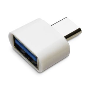 （まとめ）日本トラストテクノロジー OTG USB（A）→USB TypeC変換コネクター（ホワイト） OTGU2TC-WH【×5セット】