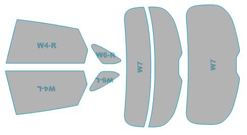 色褪せしづらいカーフィルム マツダ CX-3 【DK5FW型/DK5AW型】 年式 H27.2-H30.4 カット済み UVカット 紫外線 99％カット スモークフィルム 車フィルム 車ガラスフィルム ウィンドウフィルム