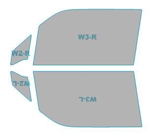 送料無料 スパッタグリーン 運転席 助手席 カーフィルム カット済み ホンダ N-WGN 【JH3型/JH4型】 年式 R1.7- 車用品 バイク用品 車用品 アクセサリー 日除け用品 カーフィルム