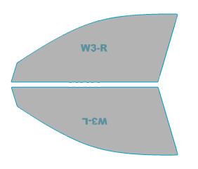 アウディ S4 Avant 【8WCWGF型】 年式 R2.10- SILENT GHOST サイレントゴースト オーロラ85 送料無料 サイレントゴースト 運転席 助手席 カーフィルム カット済み 3