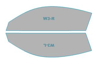 アウディ TT Roadster 【(FVCHHF)】 年式 H27.8-H31.4 SILENT GHOST サイレントゴースト オーロラ85 送料無料 サイレントゴースト 運転席 助手席 カーフィルム カット済み 3