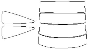 日産 適合 180SX　RPS13　H8 カット済み 色褪せしづらい カーフィルム 車 スモークフィルム UVカット 断熱 遮熱 DIY対応