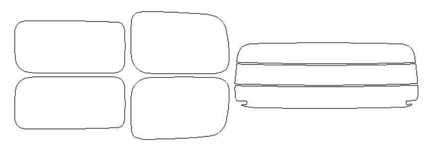 シルフィード カーフィルム カット済み 日産 適合 NV200　バネット　H21，5〜 左右ドア一枚タイプ 断熱スモーク 車 スモークフィルム