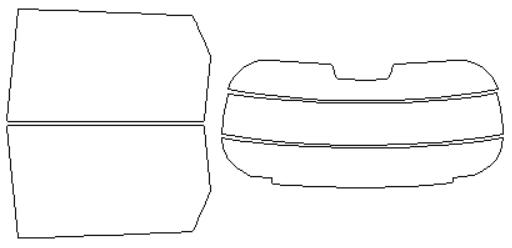 シルフィード カーフィルム カット済み ホンダ 適合 N−ONE（エヌワン）　JG3　R2，11〜 断熱スモーク 車 スモークフィルム