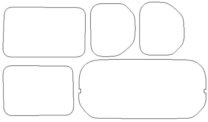 ホンダ 適合 N−VAN ハイルーフ　JJ1　H30，7〜 固定式ドアタイプ カット済み 色褪せしづらい カーフィルム 車 スモークフィルム UVカット 断熱 遮熱 DIY対応