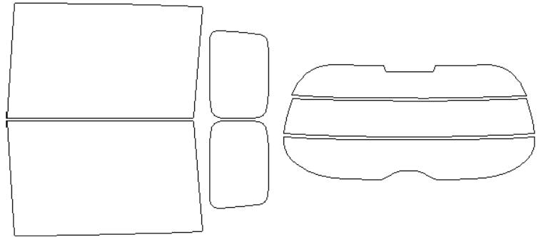 ウインコス カーフィルム カット済み ホンダ 適合 フリード　GT1　R6，6〜 断熱スモーク 車 スモークフィルム