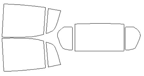 三菱 適合 トライトン　KB9T　H18．10〜 カット済み 色褪せしづらい カーフィルム 車 スモークフィルム UVカット 断熱 遮熱 DIY対応
