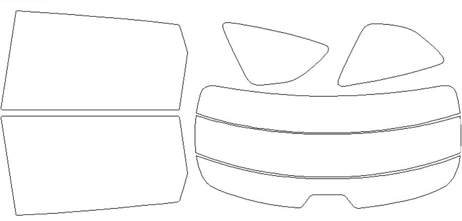 マツダ 適合 CX−8　KG2P　H29，12〜 カット済み 色褪せしづらい カーフィルム 車 スモークフィルム UVカット 断熱 遮熱 DIY対応