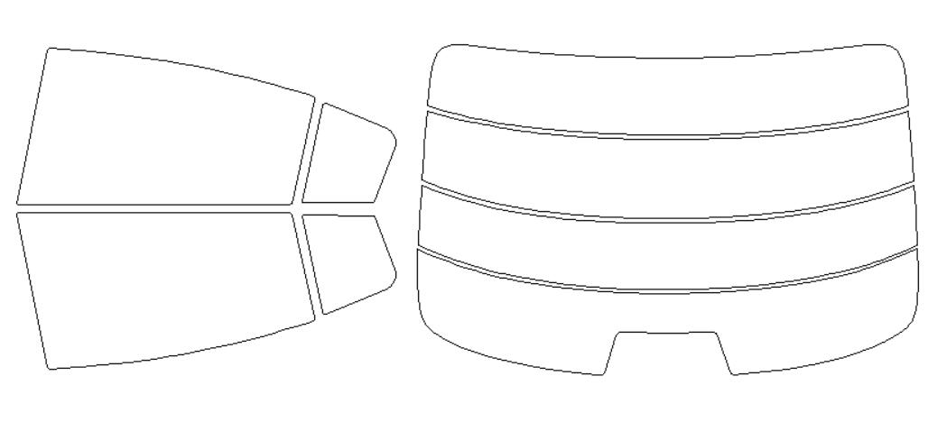 マツダ 適合 MAZDA6　セダン　GJEFP　2019，9〜 カット済み 色褪せしづらい カーフィルム 車 スモークフィルム UVカット 断熱 遮熱 DIY対応