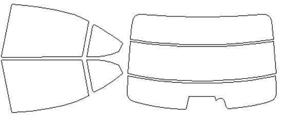 シルフィード カーフィルム カット済み スバル 適合 WRX　S4　VBH　R3，11〜 断熱スモーク 車 スモークフィルム