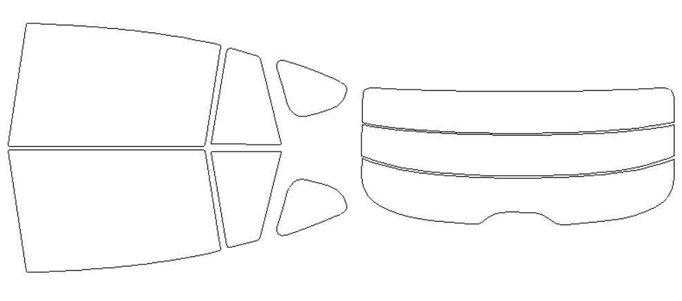 スバル 適合 インプレッサ　XV　GP7　H24，10～ カット済み 色褪せしづらい カーフィルム 車 スモークフィルム UVカット 断熱 遮熱 DIY対応