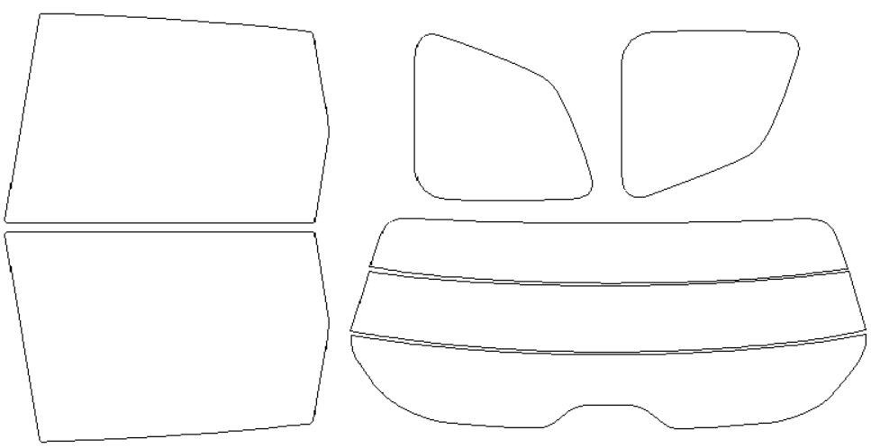 スバル 適合 フォレスター　SJ5　H24，11～ カット済み 色褪せしづらい カーフィルム 車 スモークフィルム UVカット 断熱 遮熱 DIY対応