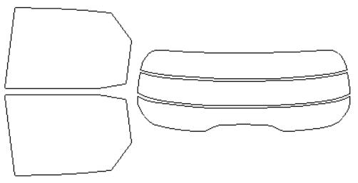 レクサス 適合 LBX　MAYH10　R5，11〜 ドラレコ繰り抜きなし カット済み 色褪せしづらい カーフィルム 車 スモークフィルム UVカット 断熱 遮熱 DIY対応