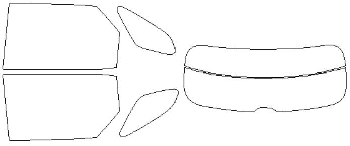 ウインコス カーフィルム カット済み レクサス 適合 RX　450HL　GYL26W　H29，12〜 断熱スモーク 車 スモークフィルム