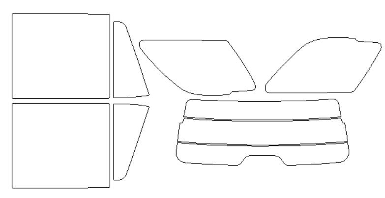 GM 適合 キャデラック　エスカレード　T1UL　R2，11〜 カット済み 色褪せしづらい カーフィルム 車 スモークフィルム UVカット 断熱 遮熱 DIY対応
