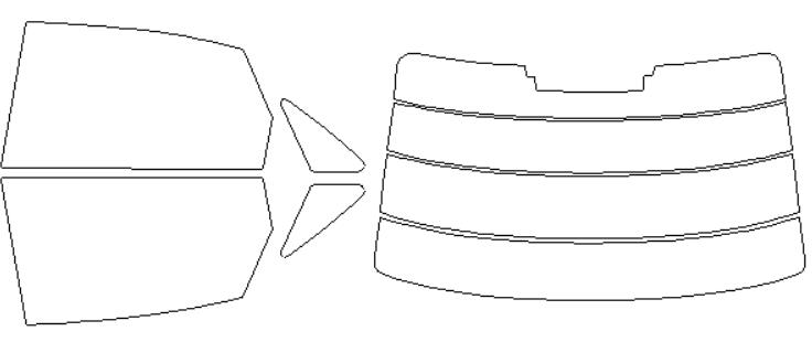 アウディ 適合 A4　セダン（B9）　8WCVK　H28，2〜 カット済み 色褪せしづらい カーフィルム 車 スモークフィルム UVカット 断熱 遮熱 DIY対応