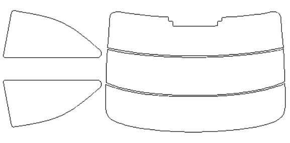 シルフィード カーフィルム カット済み アウディ 適合 A5　クーペ（B8）　8TCALF　H20，2〜 断熱スモーク 車 スモークフィルム