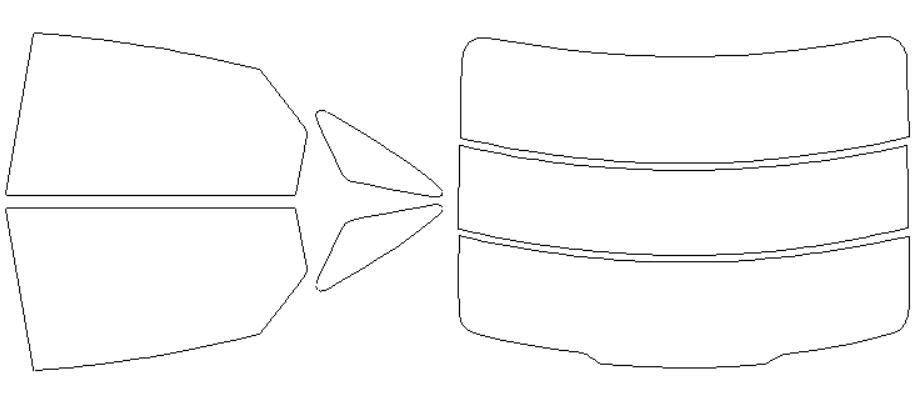 ウインコス カーフィルム カット済み ジャガー 適合 XJ　CBA−J12LA　H22，5〜 断熱スモーク 車 スモー..