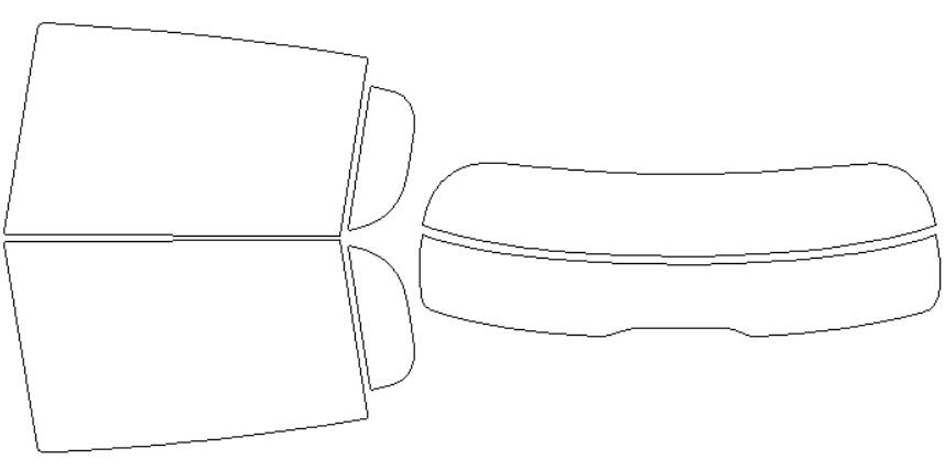 シルフィード カーフィルム カット済み プジョー 適合 308　5ドア　T9HN02　H26，11〜 断熱スモーク 車 スモークフィルム