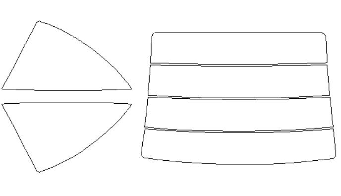 シルフィード カーフィルム カット済み プジョー 適合 308CC　T7C5FT　H21，9 断熱スモーク 車 スモークフィルム