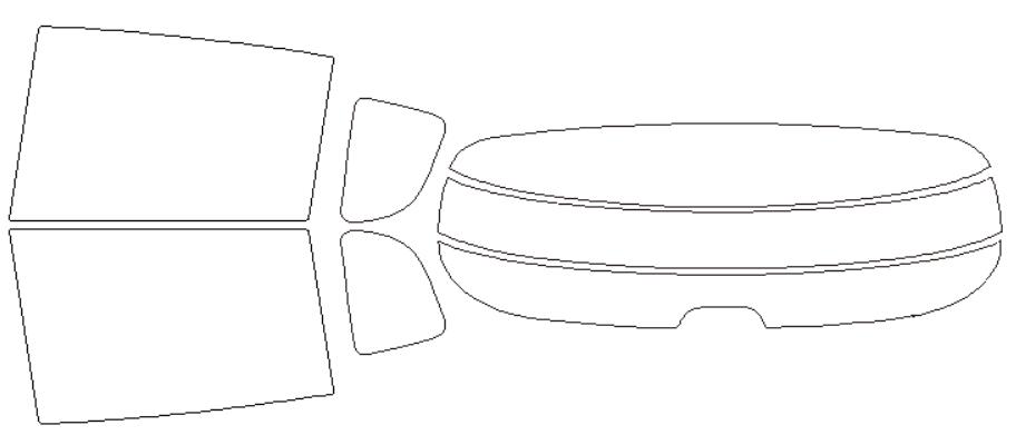 プジョー 適合 3008　ABA－T85F02　H22，6～ カット済み 色褪せしづらい カーフィルム 車 スモークフィルム UVカット 断熱 遮熱 DIY対応