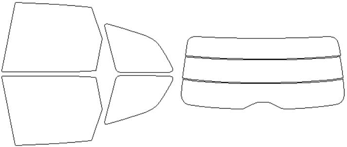 ボルボ 適合 XC60　UB420XC　H29，10〜 カット済み 色褪せしづらい カーフィルム 車 スモークフィルム UVカット 断熱 遮熱 DIY対応