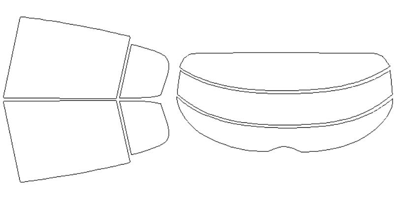ウインコス カーフィルム カット済み ルノー 適合 メガーヌ　5ドア　ZM4R　H23，5〜 断熱スモーク 車 スモークフィルム