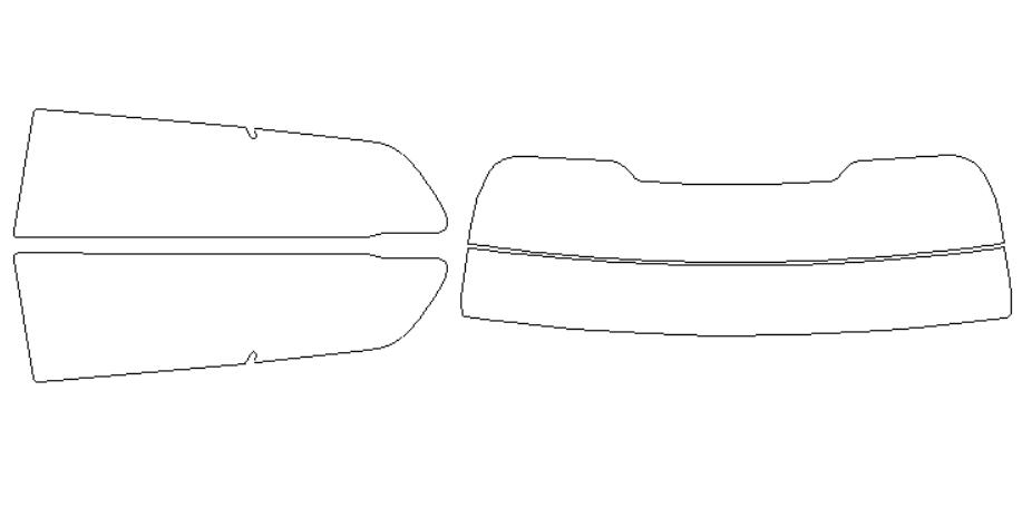 シルフィード カーフィルム カット済み ローバー 適合 イヴォーグ　3ドア　LV2A　H24，3〜 断熱スモーク 車 スモークフィルム