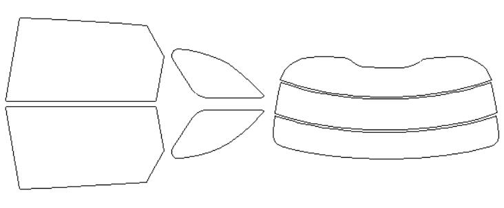 ローバー 適合 ヴェラール　LY2NA　H29，7 カット済み 色褪せしづらい カーフィルム 車 スモークフィルム UVカット 断熱 遮熱 DIY対応
