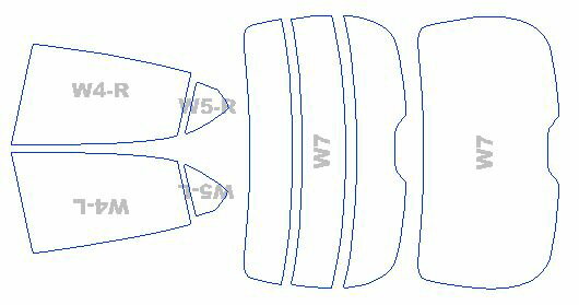 色褪せしづらいカーフィルム マツダ MAZDA3 FASTBACK 年式 R1.5- カット済み UVカット 紫外線 99％カット スモークフィルム 車フィルム 車ガラスフィルム ウィンドウフィルム